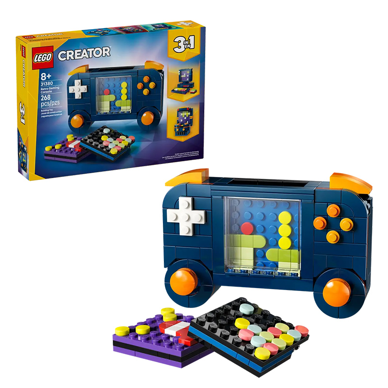 Retro Gaming Games - LEGO Creator 3in1 Blocchi da Costruzione