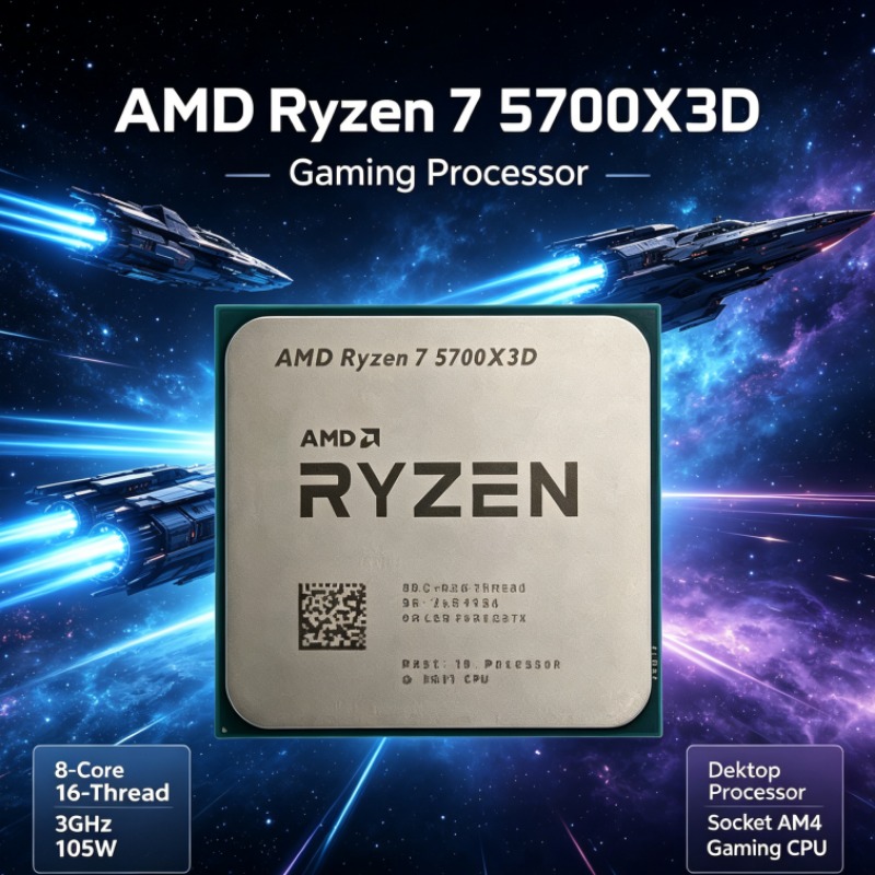 Amd Cpu Ryzen 7 - Processore Desktop AMD Ryzen 7 5700X3D