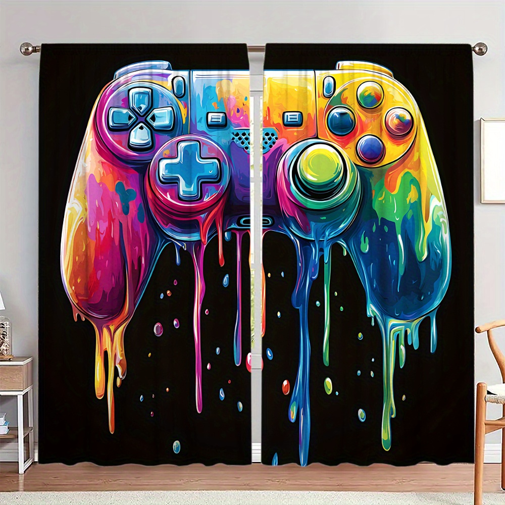 Retro Gaming Cafe - Tenda con Controller di Gioco Retrò,