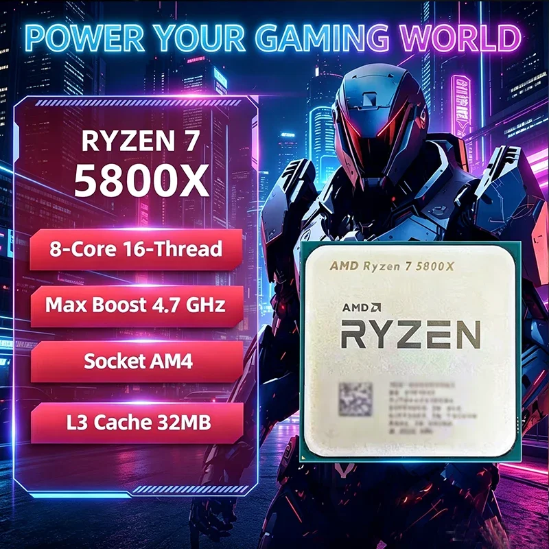 Amd Cpu Ryzen 7 - Processore Desktop AMD Ryzen 7 5800X,