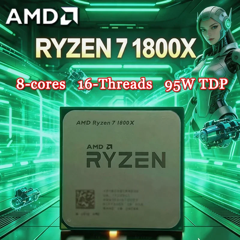 Amd Cpu Ryzen 7 - Processore AMD Ryzen 7 1800X CPU