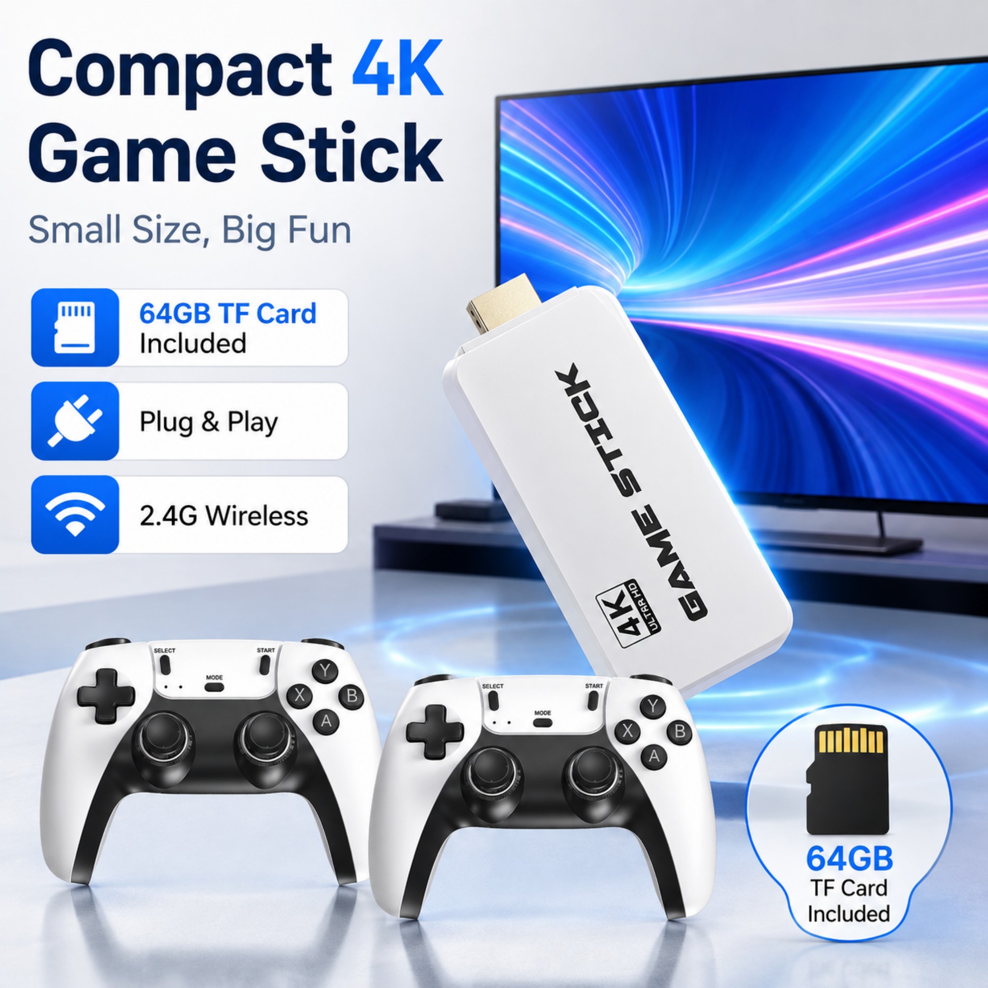 Retro Gaming Stick - Console di Gioco Retrò Game Stick