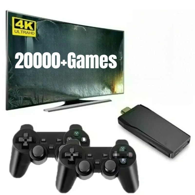Retro Gaming Mister - Console di Gioco Retrò 4K, Stick