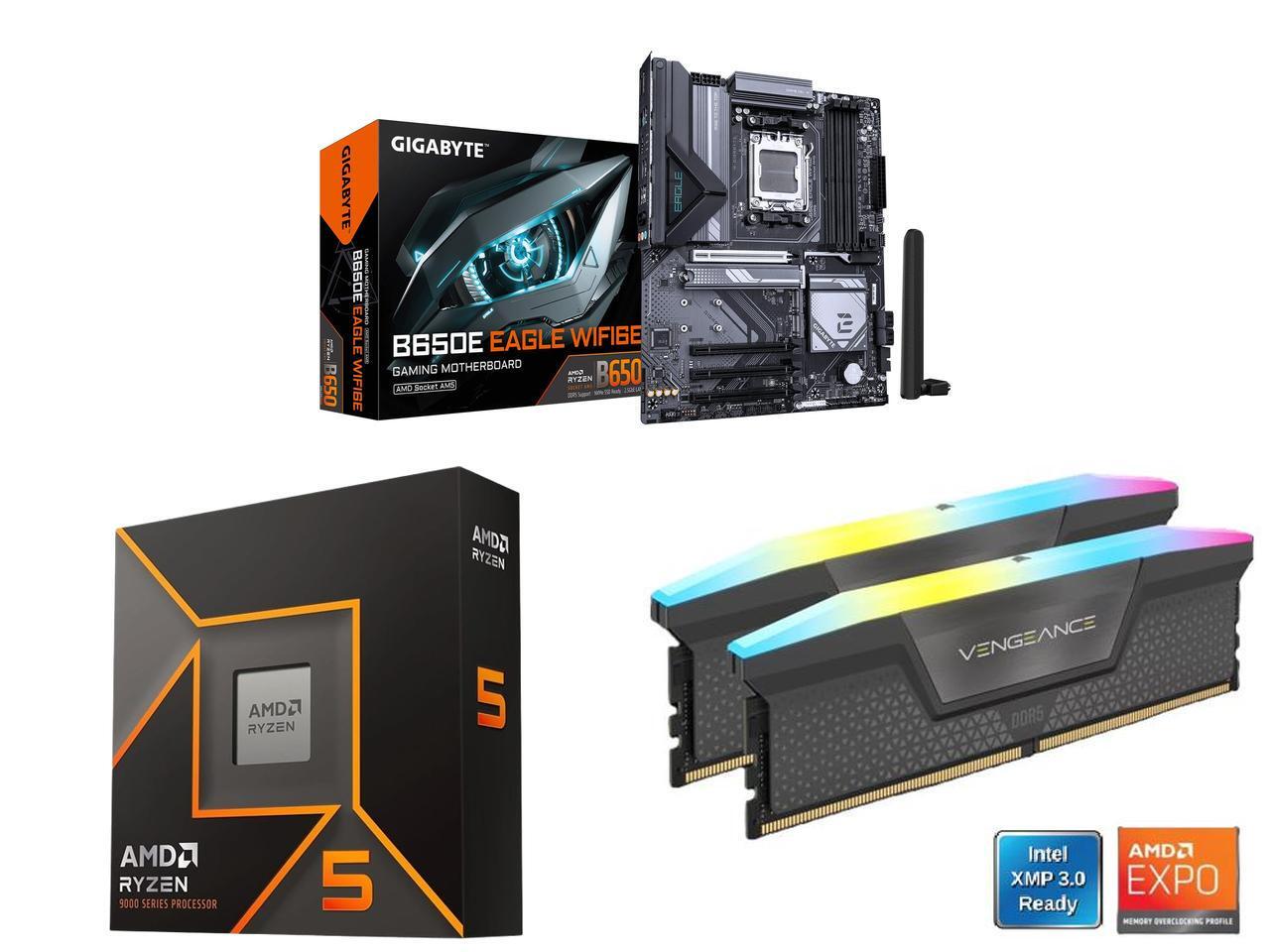 Corsair Ram Vengeance 16Gb - Scheda Madre GIGABYTE B650E EAGLE WIFI6E