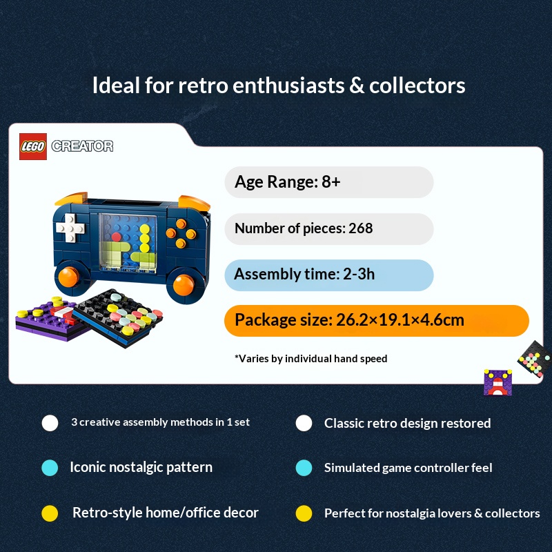 LEGO Creator 3in1 Blocchi da C - Retro Gaming Games recensione e prezzo
