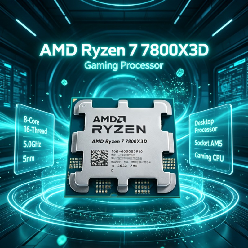 AMD Ryzen 7 R7 7800X3D CPU 96M - Amd Cpu Ryzen 7 recensione e prezzo