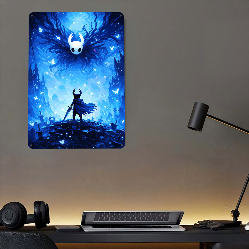 Poster in Metallo Hollow Knigh - Retro Knight Gaming recensione e prezzo