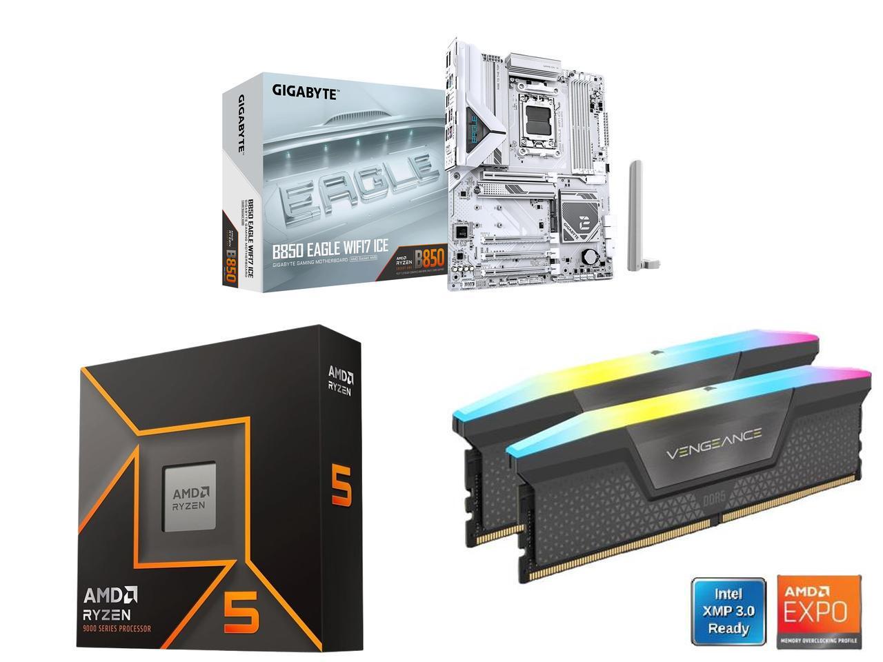 Scheda madre GIGABYTE B850 EAG - Corsair Ram Vengeance 16Gb recensione e prezzo