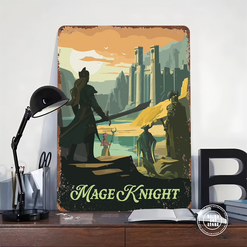 Poster Stampato Ispirato al Gi - Retro Knight Gaming recensione e prezzo