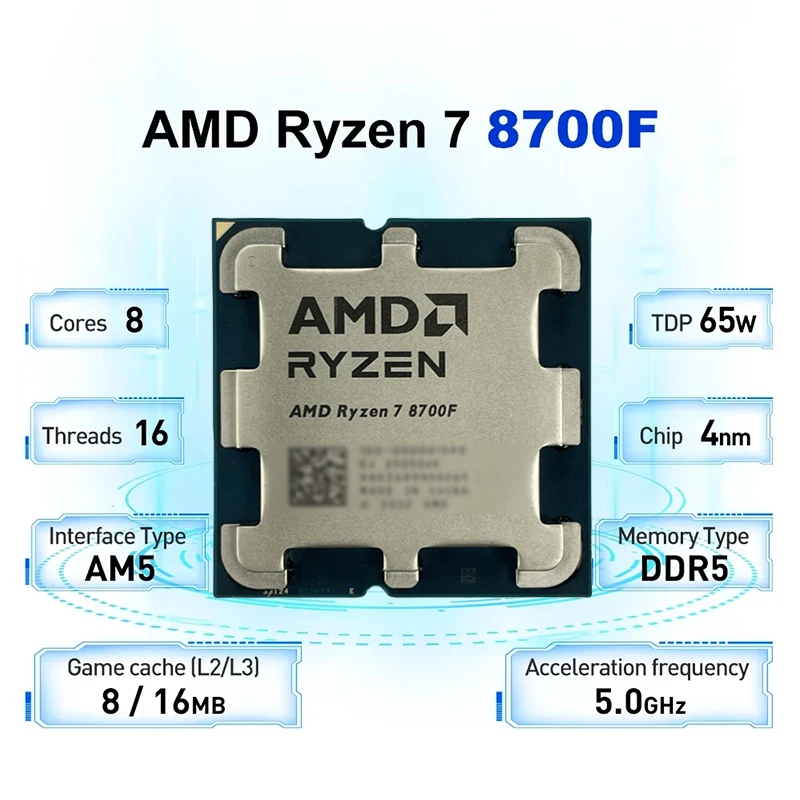 Nuovo AMD Ryzen 7 8700F 8-Core - Amd Cpu Ryzen 7 recensione e prezzo