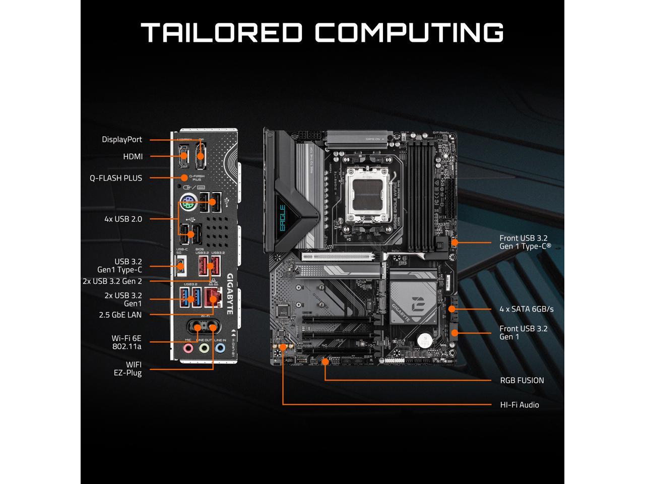 Scheda Madre GIGABYTE B650E EA - Corsair Ram Vengeance 16Gb recensione e prezzo